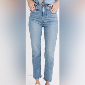 Madewell Women's Light Blue Straight Jeans